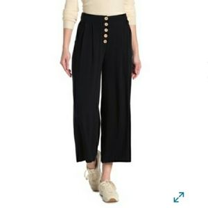 Elodi Button Front Wide Leg Pants